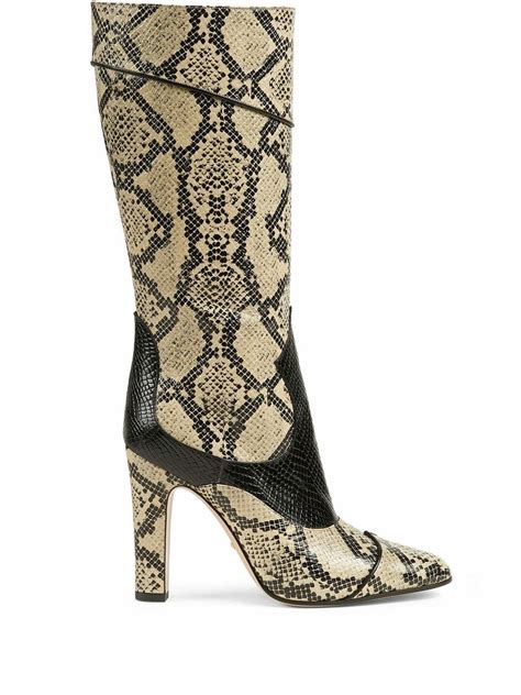 black snake gucci boots|Gucci snakeskin.